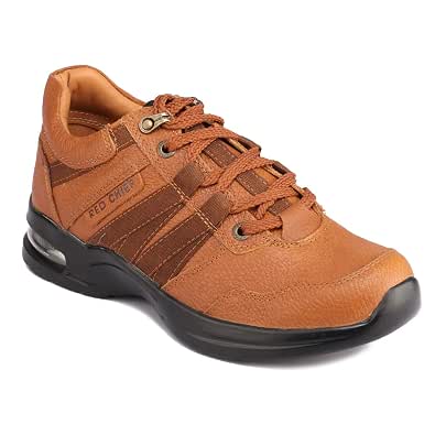 Red Chief Brown Leather Casual Shoes 