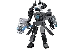 Kouipoie 504PCS Skibidi Building Blocks Toilet Set, Camera, TV and Speaker Man Action Figure Toys, Kids and Adults Suitable for, (3315)