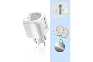 Brightark prise electrique sans Fil intelligente, prise telecommande sans fil 3600W, prise tapo prise connectée, émetteur radio sans fil 433 MHz, Portée 150M, 1 Prises Électriques et 2 Télécommande