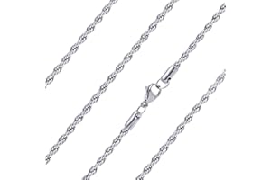 Ardú Mens Rope Chain | Stainless Steel | Waterproof & Tarnish Resistant | Heavy Jewellery for Men