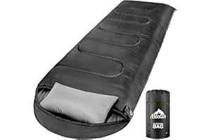MEREZA Sleeping Bags XL for Mens Large Wide Sleeping Bag for Camping Big and Tall Sleeping Bags for Women Adults Warm with Compression Sack Cold Weather & Warm
