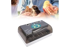 MOGOULUA 12 uova incubatrice digitale completamente automatica incubatrice di rotazione automatica incubatrice Hatcher Controllo automatico dell'umidità Copertura visibile per 9-35 uova