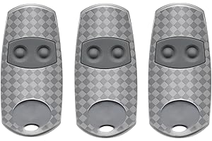 PNGOS Telecomando Top 432EV, telecomando universale 433, per porta del garage Top432ee, 432, 432ev, 432a, 432a, 432m, 432s, T432, 433.92mhz (3 pezzi)