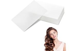 SHUXIA 90PCS Disposable Salon Hair Color Perm Paper - High Temperature Resistance for Hot & Cold Curling Styling (11.5x6.5cm)