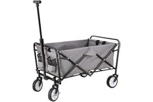 FASports Carromco Carrello Pieghevole per Esterni, con Freno di stazionamento, Fino a 80 kg