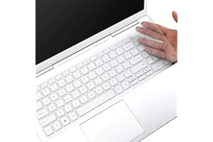 MUBUY-GOL Tastaturabdeckung für 2020 2019 15,6 Zoll 17,3 Dell Inspiron 15 17 7000 7500 7590 7591 7501 7506 7706 7790, 5000 5584 590 593 598 5508 5501, Vostro 5590 US-Tastatur-Schutzhülle, transparent