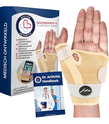 Giantree 5pcs Finger Splint Set - Adjustable Single Strap Finger Brace For Injuries