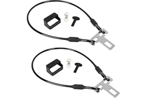 IGTOPS Antirrobo accesorios para autocaravana, 2 unidades de 60 cm, protección antirrobo, cerradura de puerta corredera de camping para caravanas, autocaravanas, furgonetas, vehículos comerciales (A)