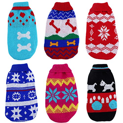 Lovely Puppy Pet's Warm Clothes Cat Dog's Cute Clothes Sweater Knitted