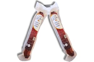 LUX IBÉRICO | Chorizo Ibérico de Vela | Pieza de 250g | Embutidos Ibéricos de Extremadura | Formato vela o fuet | Chorizo Gourmet | Envasado al Vacío (Pack 2, CHORIZO IBÉRICO)
