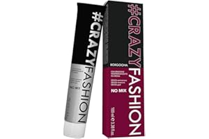 CAPELLO POINT Crazy Fashion, Tinte Semipermanente, Sin Amoniaco, Resorcinol ni PPD, Tinte Semipermanente en Crema, Duración de 6 a 8 Lavados, Borgoña, 100 ml