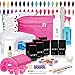NYK1 Elite UV Shellac Gel Nail Kit - You Choose ANY 6 UV LED Colours includes Top & Base, Carry Case and FULL Professional Step-by-Step Instructions and ALL Essential Accessories
