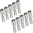 Khanjan Brass High/Low-Pressure Misting Nozzle – 1mm Adjustable Water Sprayer with Anti-Drip Design for Greenhouses, Lawns, Gardens, Air Cooling, and Sanitization Systems (Pack of 10)