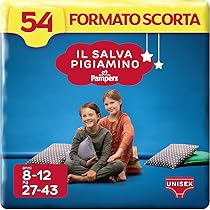 Pannolini Pampers Baby Dry Taglia 8 - Confezione Da 52 Pannolini Per Bambini 17kg+
