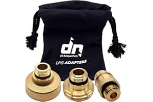 Gomet LPG GPL Autogas Tank Refill Adapter Set M22 for All Europe ACME DISH EURONOZZLE with a Bag RHT