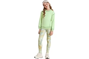 GRACE KARIN Mädchen Sweatshirt + Leggings Hose Set Langarm Trainingsanzug 2-teiliges Herbst Winter Sport Outfit für 6-14 Jahre