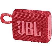 Jbl Go 3 JBLGO3RED Głośnik Bluetooth, Czerwony, 8.7 x 7.5 x 4.1 cm