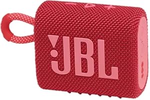 JBL GO 3 - Altavoz inalámbrico portátil con Bluetooth, resistente al agua y al polvo (IP67), hasta 5h de reproducción con son