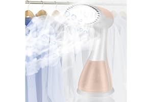 Tivifore Défroisseur Vapeur, Défroisseur Vapeur à Main Fer à Repasser Portable 1500W Steamer 200ml Réchauffage Rapide Défroisseur à Main Vapeur à Vêtements