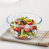 Borosil Glass Mixing & Serving Bowl, Oven & Microwave Safe Bowl, 500 ml, Borosilicate Glass, Clear