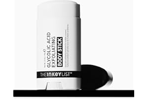 The Inkey List Glycolic Acid Exfoliating Body Stick 45g | Multiple Concerns, One Targeted Solution | Delivers Deep, Effective Exfoliation | Fragrance Free | Suitable For All Skin Types