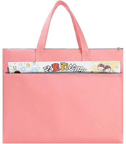 Pochette Document A3 étanche - Sac En Tissu Oxford Avec Doublure PU - Mallette Pour Transport De Fichiers