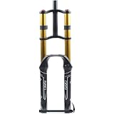 QXFJ Forcella per Bicicletta MTB Forcella Forcella Anteriore Downhill DH da  Mountain Bike da 26 Pollici Forcella Anteriore del Freno A Disco della  Spalla Dell'Ammortizzatore Idraulico : Amazon.it: Sport e tempo libero