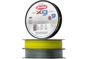 ‎BERKLEY Berkley X9 Braided Fishing Line - 9 Times Braided Line for Saltwater and Freshwater Fishing