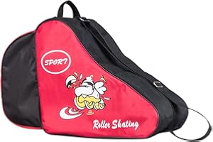 Ceestyle Sac de Patin à roulettes,Sac Roller Sac de Patin à Glace Unisexe avec bandoulière réglable Sac de Transport pour Patins Sac de Chaussures de Patinage pour Femmes Hommes Enfants