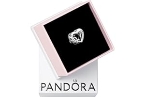 PANDORA - Charm cuore e simbolo dell’infinito con scritta Love You Mom