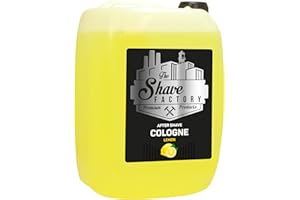 SHAVING FACTORY Marmara Barber Lemon Colonia da 5 litri – Speciale confezione per barbieri professionisti e appassionati di colonia, disinfettante ideale e perfetto deodorante per tutti i giorni – ricarica di colonia