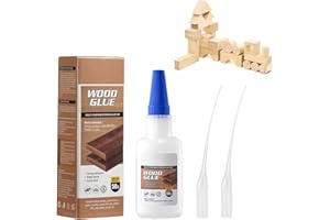 BAOSROY Colle à Bois,Colle Bois Extra Forte,Colla Instantanée Extra Forte,Adhésif pour Boi,pour Chêne