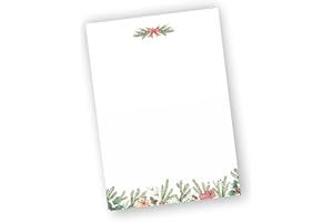 ‎ZARTBESAITET.COM SCHÖNE PRODUKTE AUS PAPIER Briefpapier Winter DIN A4 (20, Weihnachtsgruß)