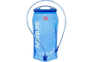 AONIJIE Sacca di idratazione, pieghevole, per equitazione, corsa, attività all’aria aperta, alpinismo, sacca per zaino idratante (3L-PEVA)