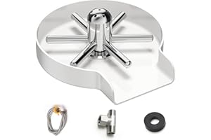 Vancoco Glass Rinse Sink Washer Glass Automatic Stainless Steel Cup Washer Kitchen Sink Accessories Sink Rinser Glass for Home Coffee Bar Use