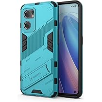 SEAHAI Case For OPPO Find X5 Lite, Ultra-Thin Protective Silicone TPU Shockproof Hybrid Hard PC Back Phone Case, With Foldable Hidden Shape Bracket - Black