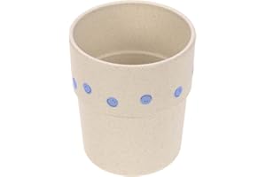 LÄSSIG Kinder Becher Trinkbecher Tasse Kindergeschirr ohne Melamin, BPA-frei, für Spülmaschine und Mikrowelle/Mug Happy Rascals Smile sky blue