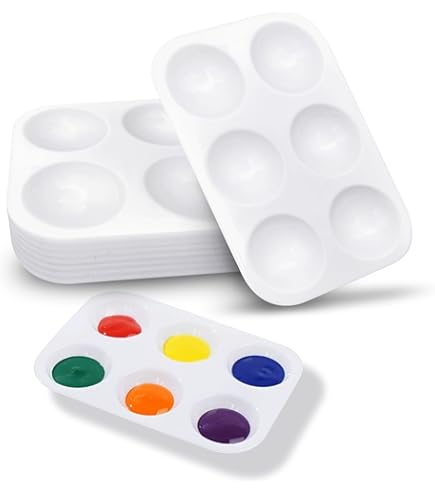 Tavolozze Pittura A Forma Di Fiore Baker Ross - Confezione Da 3, 7 Pozzetti - Foto 6