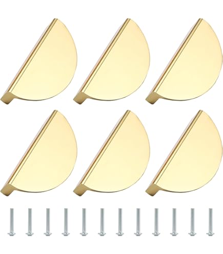 Manopole Per Porte E Cassetti In Ottone Oro - 2 Pezzi Design A Foglia, Per Cucina E Guardaroba - Foto 6