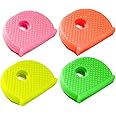 Lucky Line Medium Key Identifier Caps, Standard Size, Assorted Neon Colors, 4 Pack (16506)