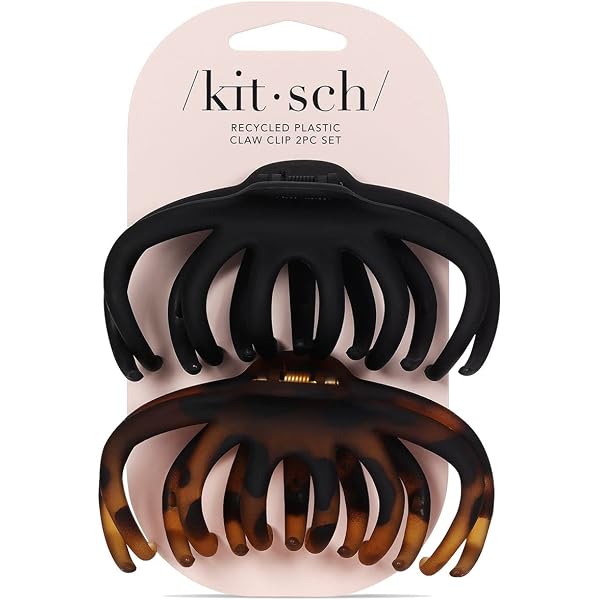 SeWooo 3 Stück Große Haarklammern – 11 Cm, Rutschfeste Klaue-Clips In Schwarz, Rotwein & Roségold