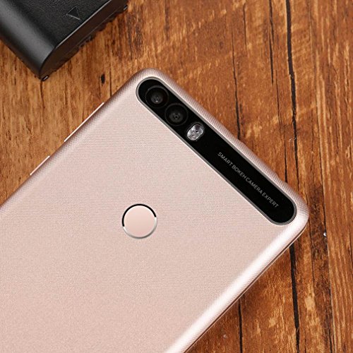 LEAGOO KIICAA POWER 5,0 Zoll Android 7.0 Smartphone Dual SIM 3G ohne Vertrag Handy MT6580A Quad Core 1.3GHz 2GB RAM 16GB ROM Dual Kamera, Fingerabdruck, 4000mAh Akku (Gold)