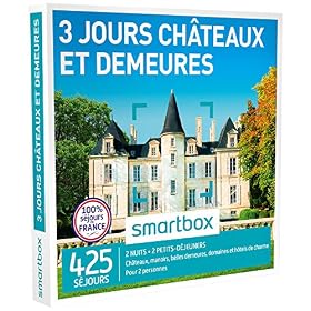 SMARTBOX – Coffret Cadeau – 3 JOURS CHÂTEAUX & DEMEURES – 425 séjours : châteaux, manoirs, belles demeures, domaines et hôtels de charme