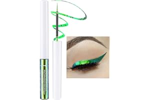 HERBENJOY Chameleon Eyeliner,Metallic Liquid Eyeliner Green Changing Long-lasting Holographic Glitter Multichrome Eye make-up For Women,Quick Drying Smudge-proof (#05)