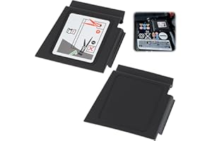 BUZUYIWAR 2 Stück Batteriepolabdeckung Pluspol Abdeckung Abdeckung Pluspol Autobatterie OE 5Q0971813A Batterie Polabdeckung als Schutzkappe Pluspol Batterie Abdeckung Kompatibel mit Auto
