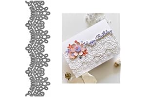 LZJSYKDQ Hollow Lace Die Cuts for Card Making, Vintage Lace Metal Cutting Dies for Paper Scrapbooking, DIY Stencils for Album Party Wedding Festivals Decoration