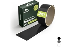 Nematek Fliegengitter Reparatur Set - 4,5 cm x 2 m Fliegengitter Reparatur Klebeband - Reparaturband für Moskitonetz, Insektenschutz Tür und Fliegengitter Fenster - schwarz