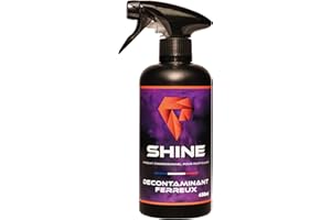 SHINE - Décontaminant ferreux - 750 ML - Élimine efficacement Les Particules de Fer Incrustées pour Une Voiture Impeccable