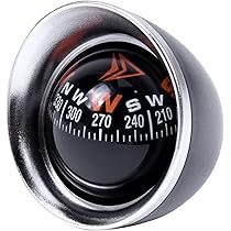 Bussola Per Cruscotto Auto - Con Ventosa, Orientamento Facile Per Viaggi E Avventure - Foto 8