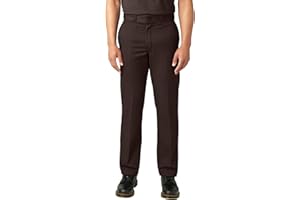 Dickies Men's 874 Original Work Pant Workwear Trousers, Dark Brown, 36W / 32L